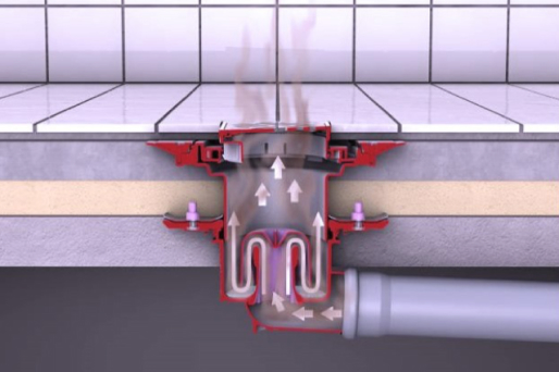 A causa dell'essiccamento o dello svuotamento dovuto a una ventilazione difettosa dell'impianto idraulico, la tenuta idraulica può abbassarsi. Ciò può causare la formazione di cattivi odori.