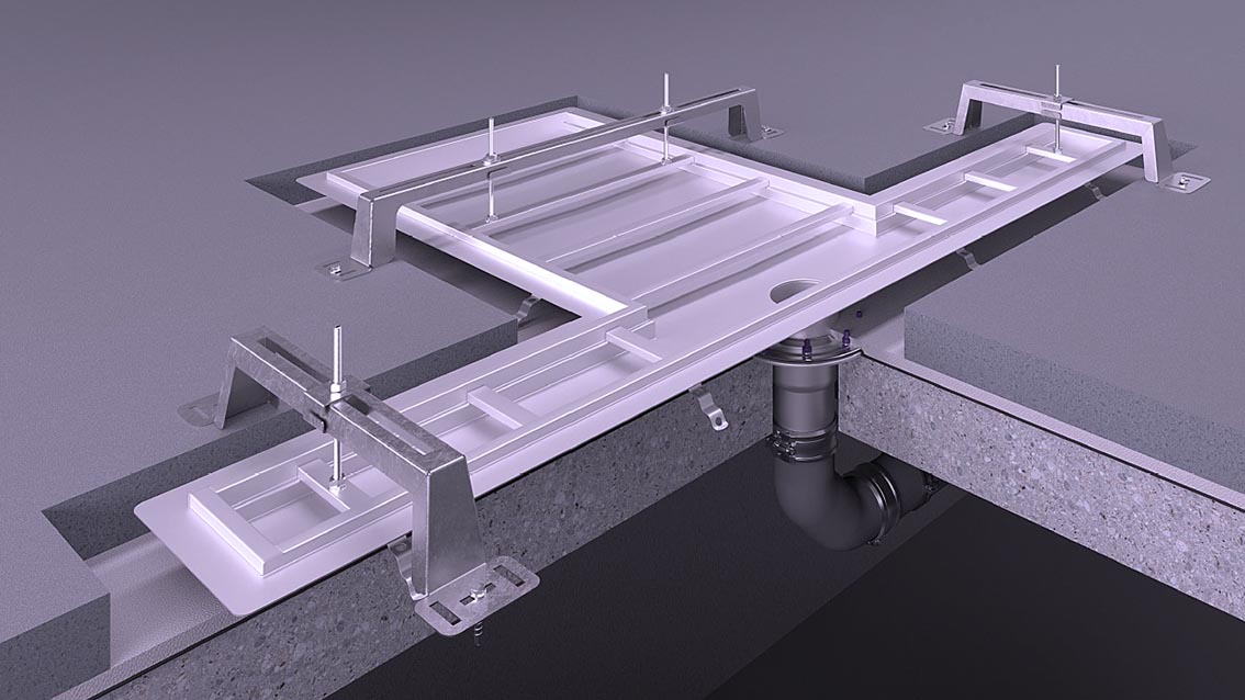 Staffa di montaggio per canalette Staffa di montaggio per canalette