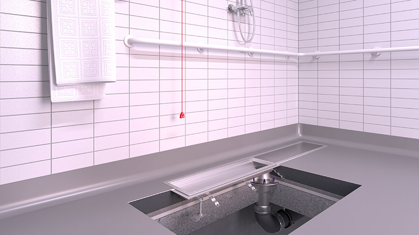 Canalette in acciaio inox per i rivestimenti a strato sottile Canalette in acciaio inox per i rivestimenti a strato sottile