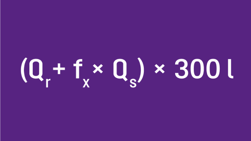 Formula in caso di elevata produzione di fanghi Formula in caso di elevata produzione di fanghi