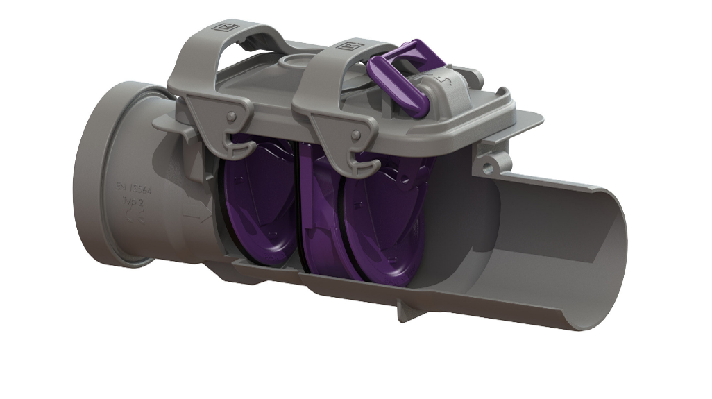 Le piccole valvole antiriflusso Staufix DN 50 e Staufix DN 70 sono conformi allo standard a norma DIN EN 13564 tipo 2. Le piccole valvole antiriflusso Staufix DN 50 e Staufix DN 70 sono conformi allo standard a norma DIN EN 13564 tipo 2.