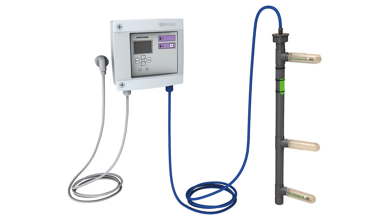Sistema di misura SonicControl automatico per disoleatori leggeri
