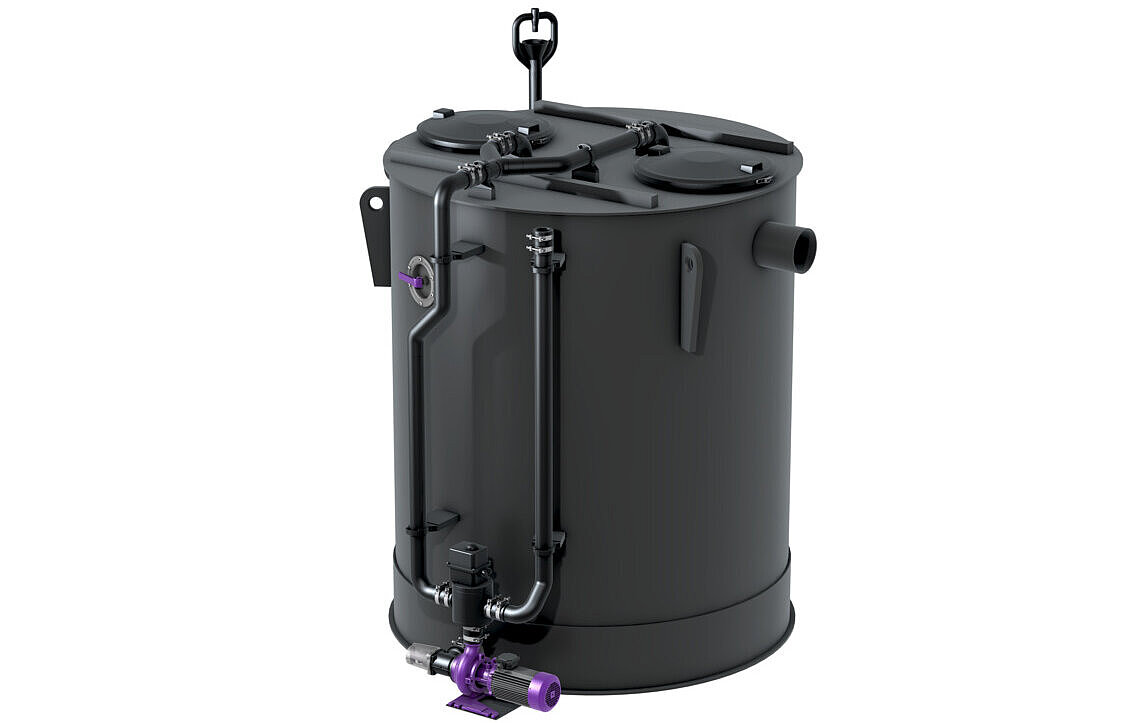 Degrassatore EasyClean round free Auto Mix & Pump