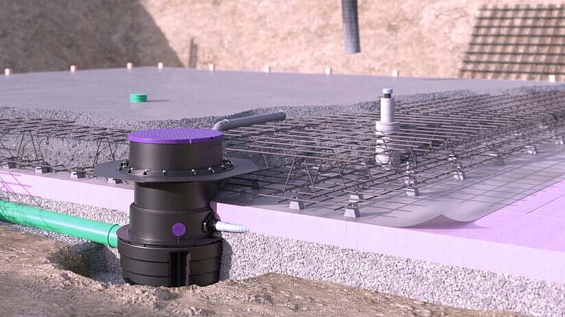 Sistema di sollevamento Aqualift F Compact, installazione a pavimento Sistema di sollevamento Aqualift F Compact, installazione a pavimento