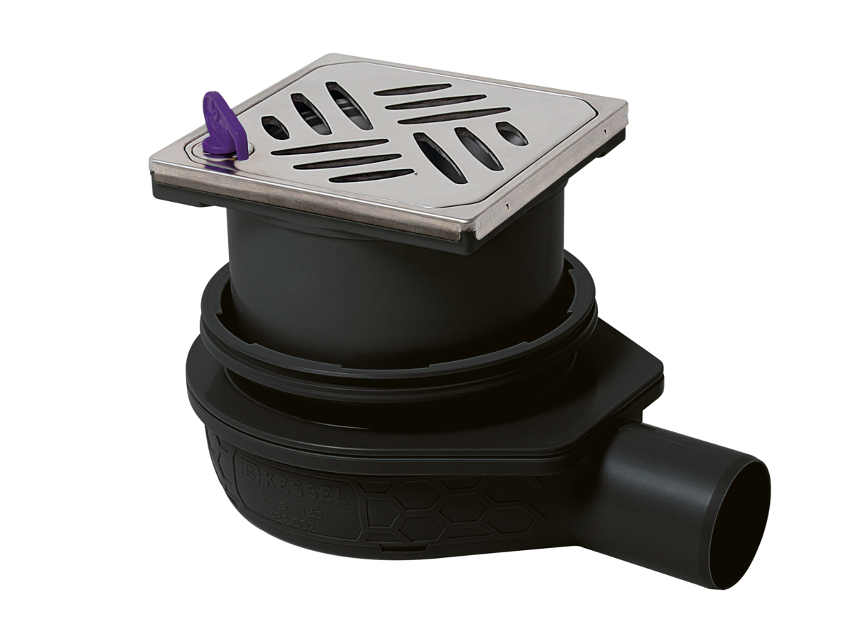 The Ultraflat bathroom drain The flat drain for renovation projects KESSEL Leading in drainage
