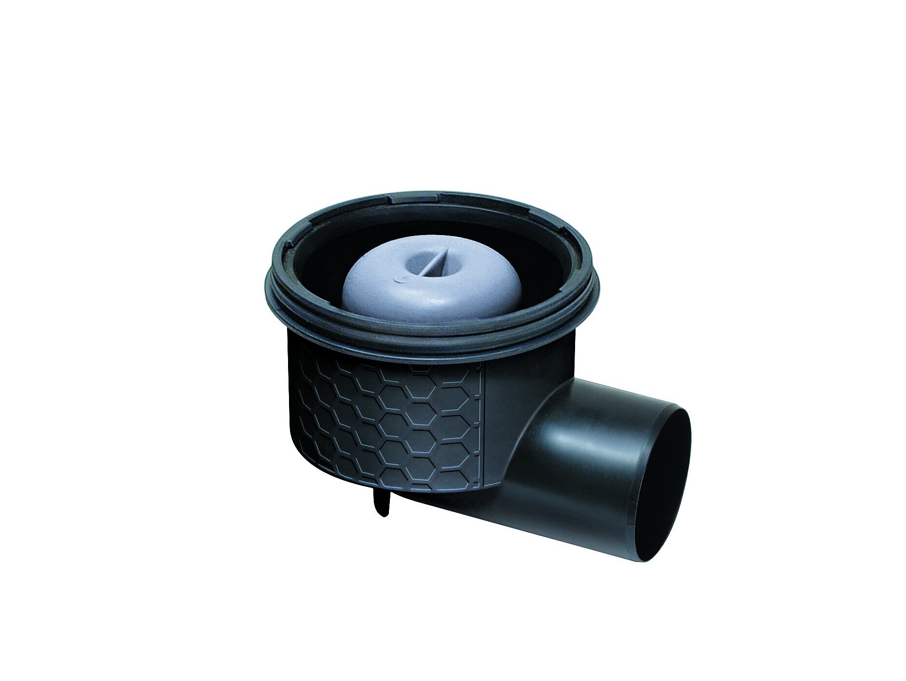 Corpo base Ecoguss con scarico orizzontale