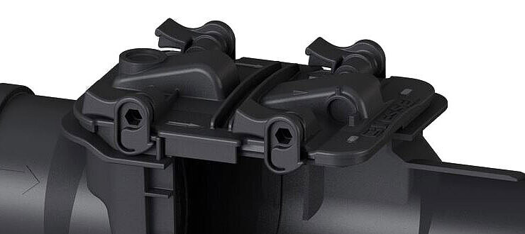 Chiusura a leva rapida in materiale plastico Chiusura a leva rapida in materiale plastico